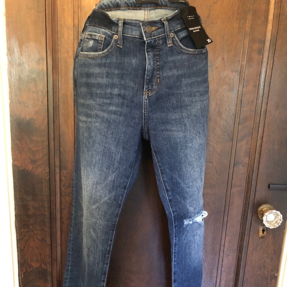 NWT: BR Premium Denim Girlfriend Jeans - Picture 3 of 10